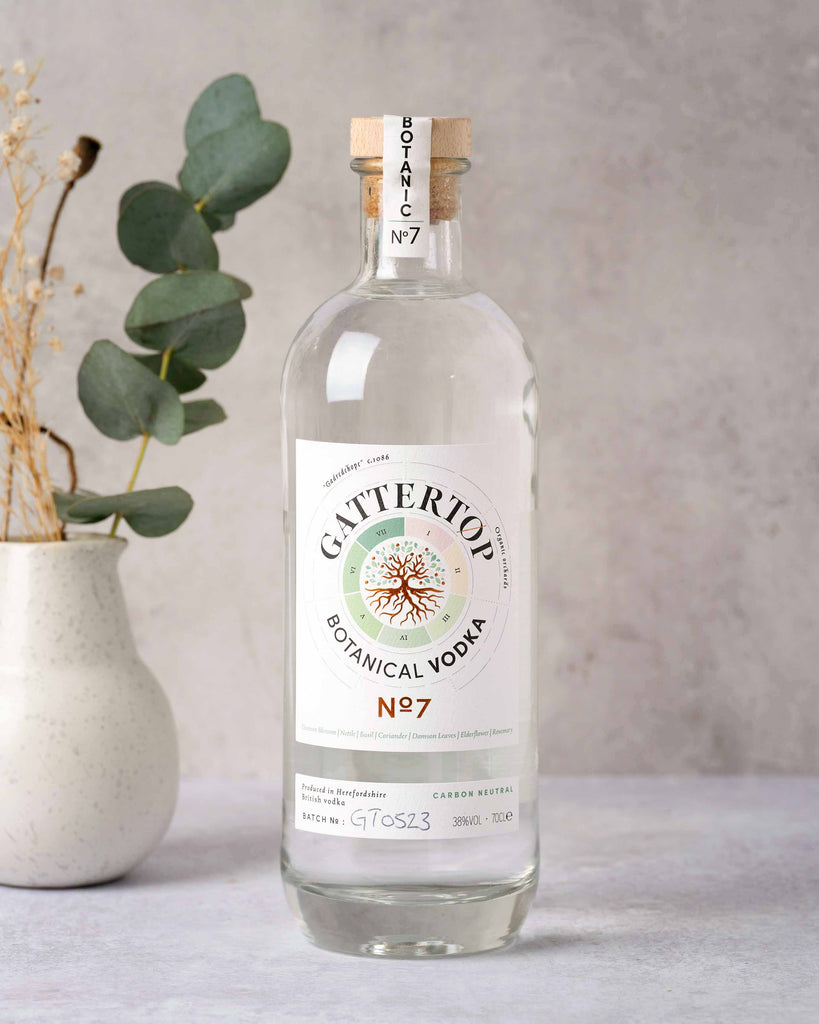 Botanic No7, craft botanical vodka, Best UK vodka