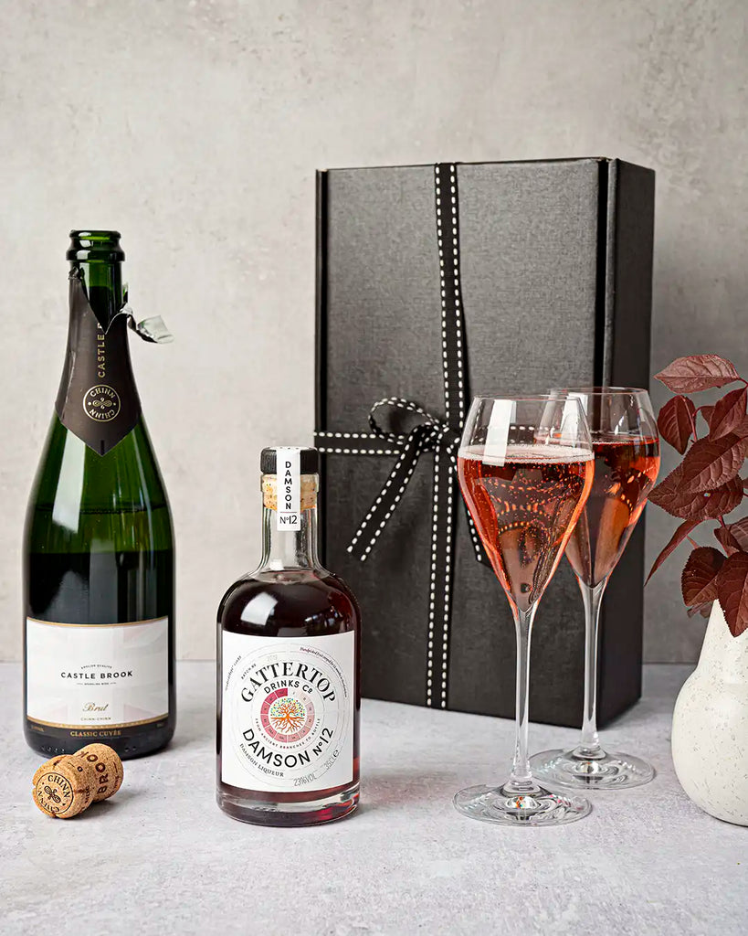 Damson Kir Royale Cocktail Kit, Christmas Cocktail 