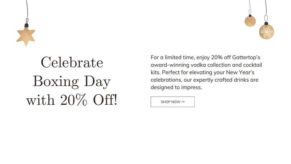 Celebrate Boxing Day with 20% off