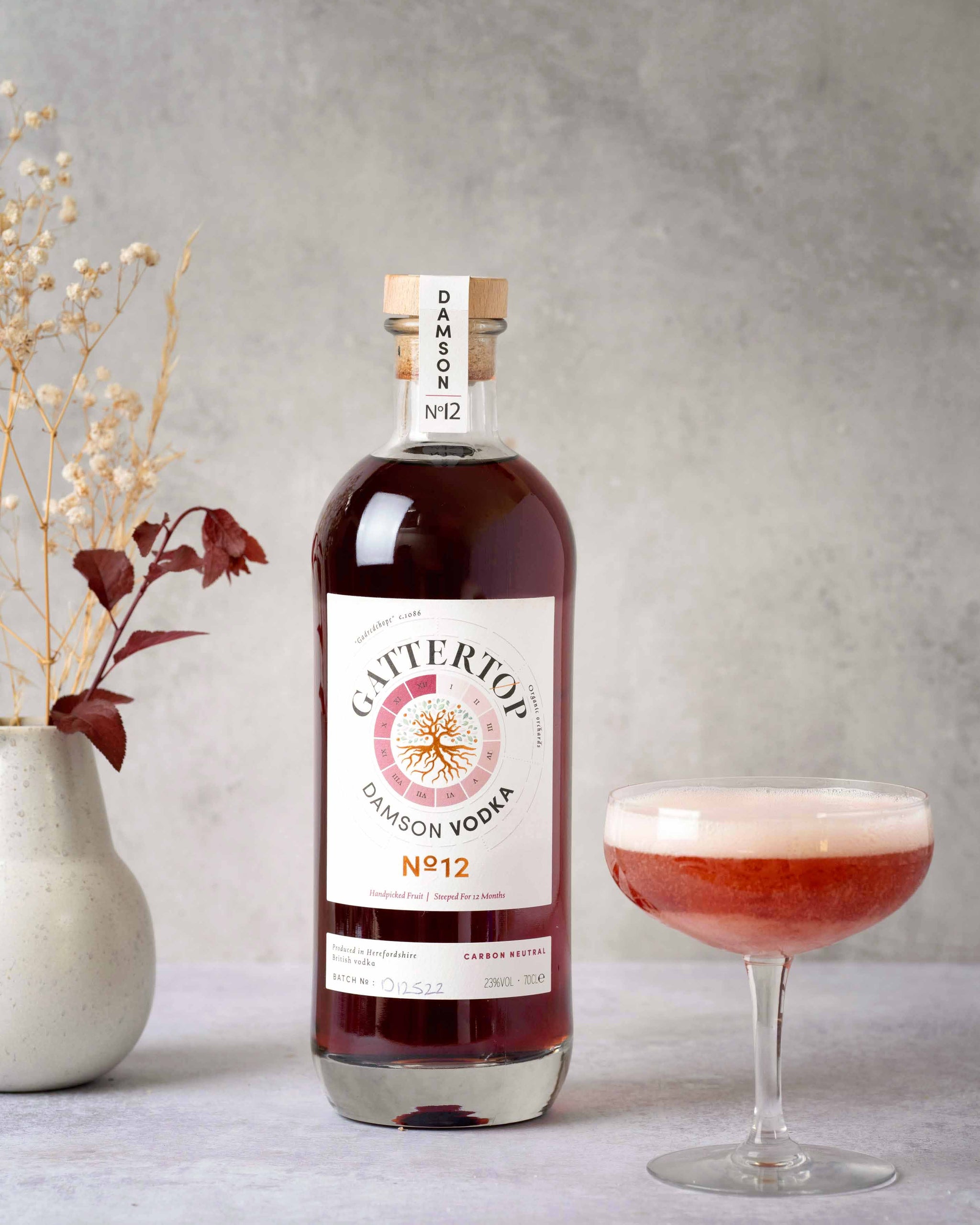 Nº12, Damson Vodka Liqueur | Fruit Liqueur | Gattertop Drinks