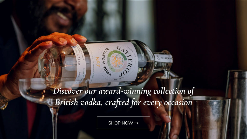 Gattertop Drinks Botanical vodka, award winning British vodka