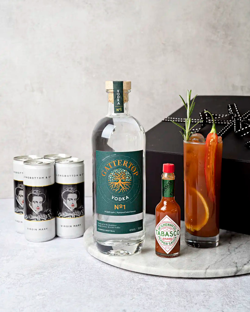 Bloody Mary cocktail kit, vodka gifts, drinks hamper