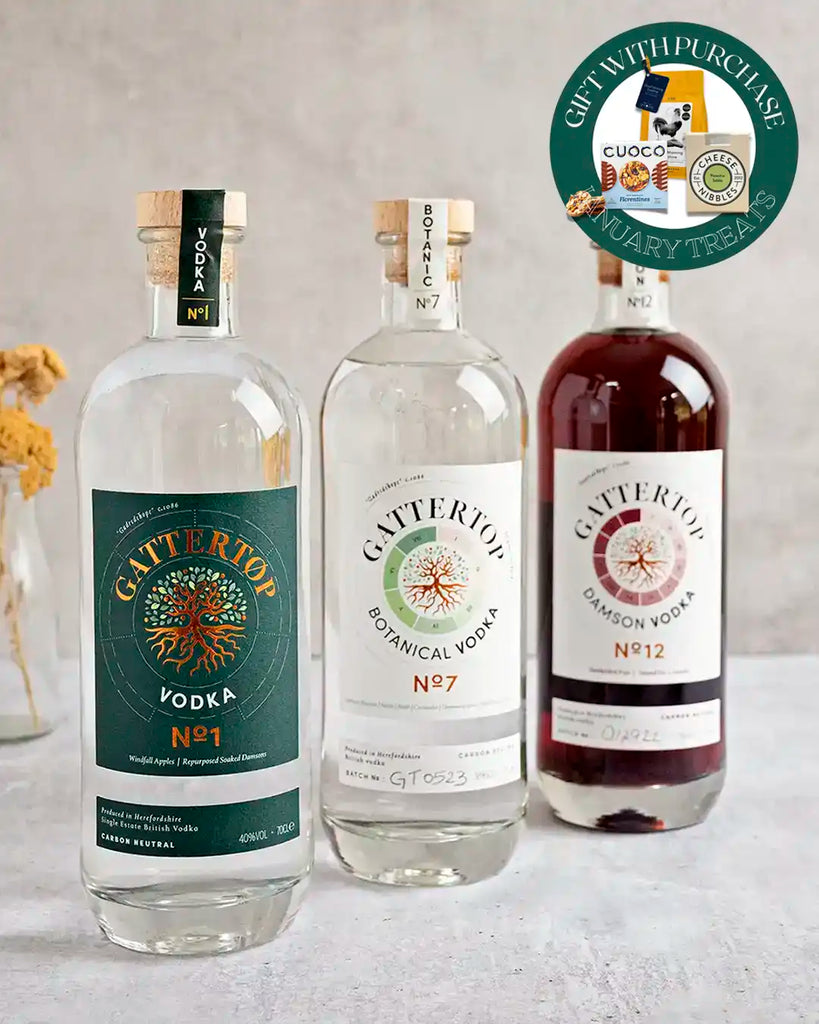 Best British vodka bundle, Gattertop Collection